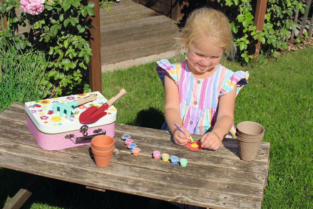 Krabbelkäfer Mein großes Blumenkoffer-Gartenset