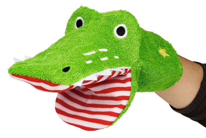 Zauber-Waschhandschuh Krokodil oder Löwe
