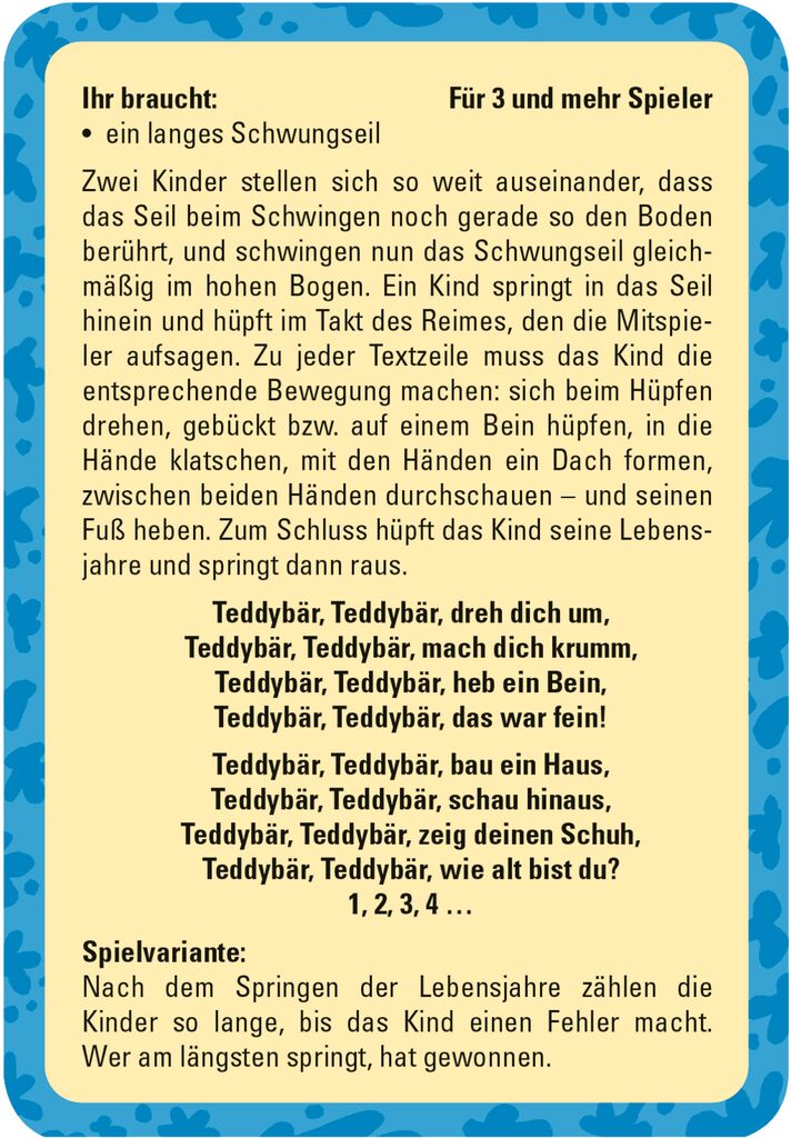 50 Spiele für den Schulhof