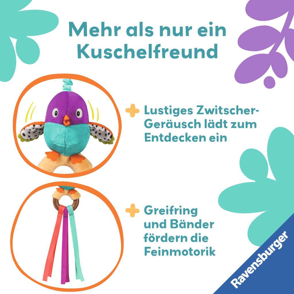Babyspielwaren Ravensburger play+ ⎮ Zwitscher-Vogel