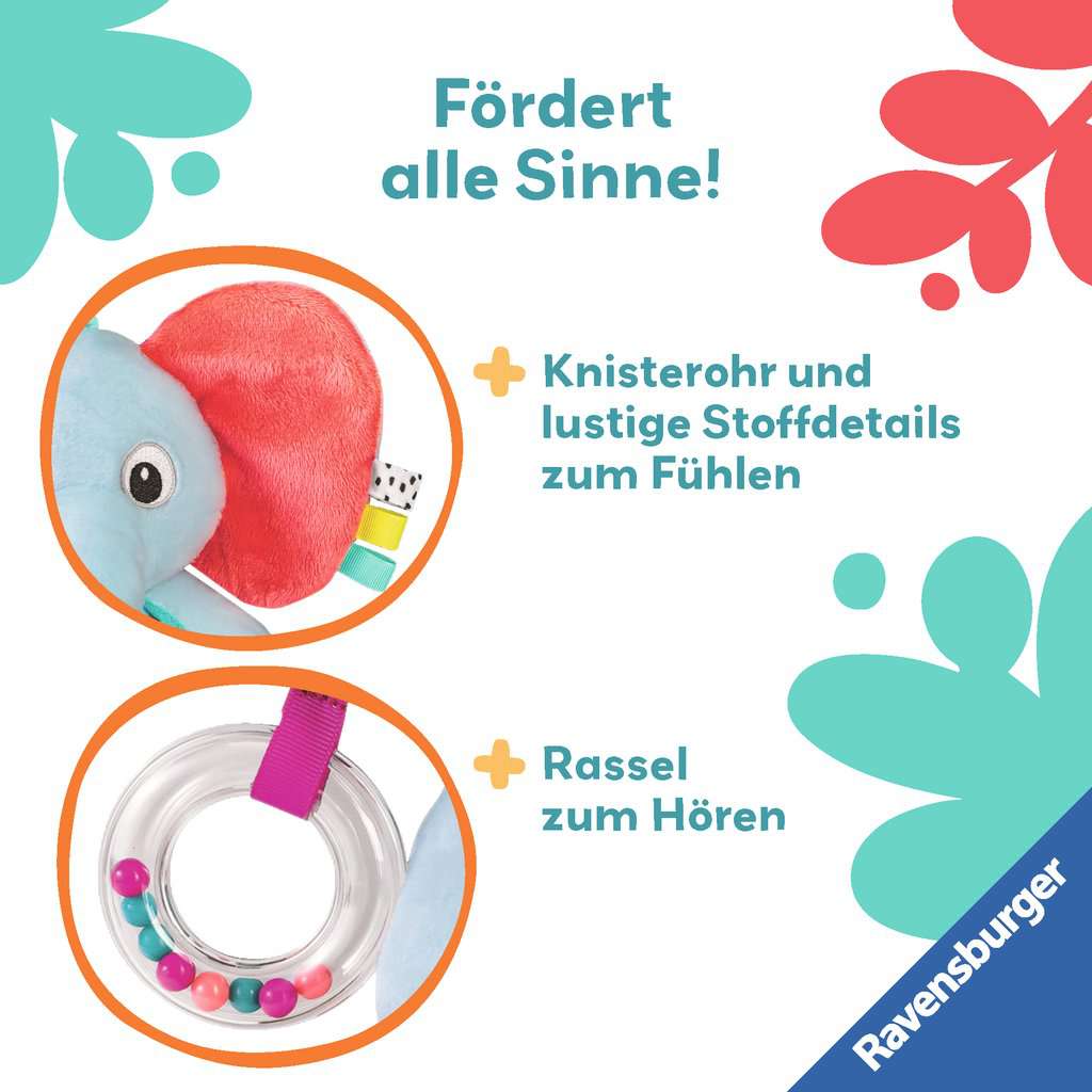 Babyspielwaren Ravensburger play+ ⎮ Entdecker-Elefant