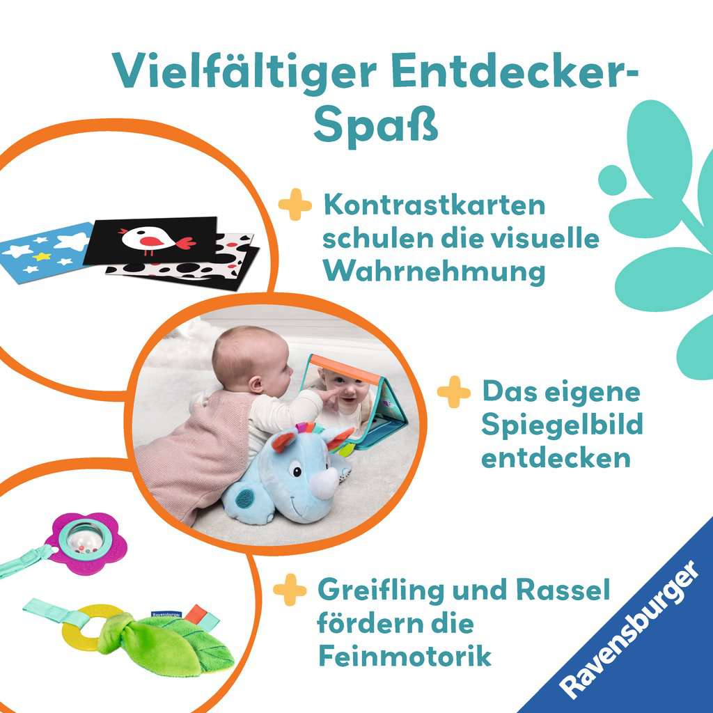 play+ ⎮ Nashorn Spielkissen (für die Bauchlage)