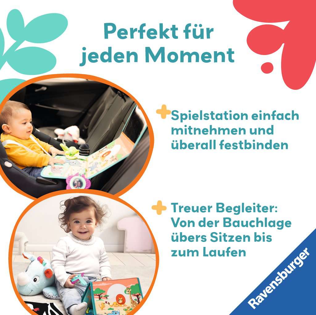 play+ ⎮ Nashorn Spielkissen (für die Bauchlage)