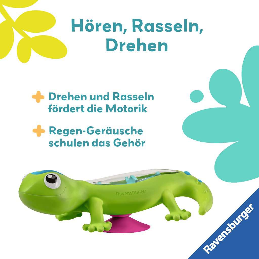 Babyspielwaren Ravensburger play+ ⎮ Regenmacher: Gecko