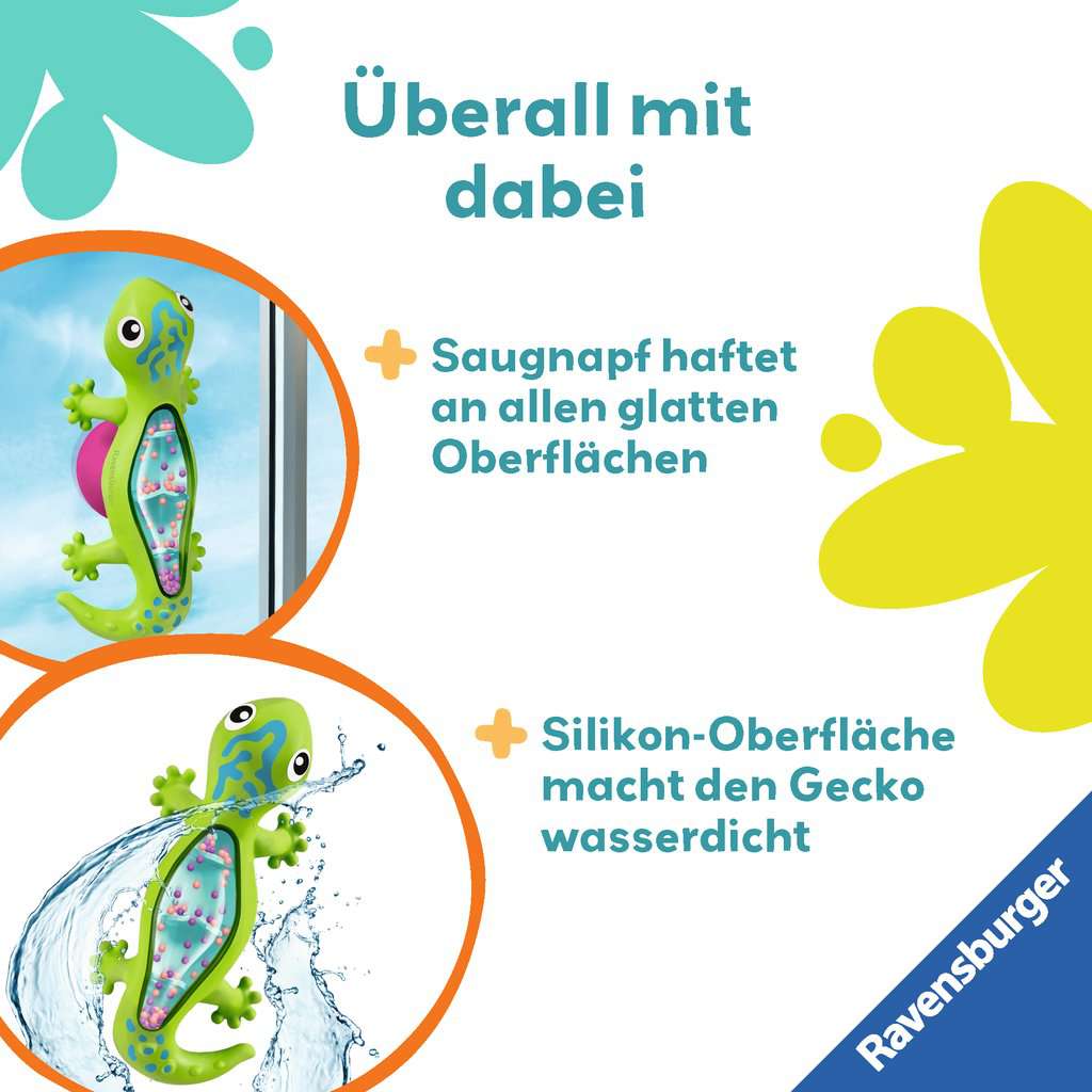 Babyspielwaren Ravensburger play+ ⎮ Regenmacher: Gecko