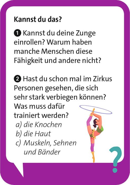 Rätselspiel Moses Verlag Pocket Quiz junior Unser Körper