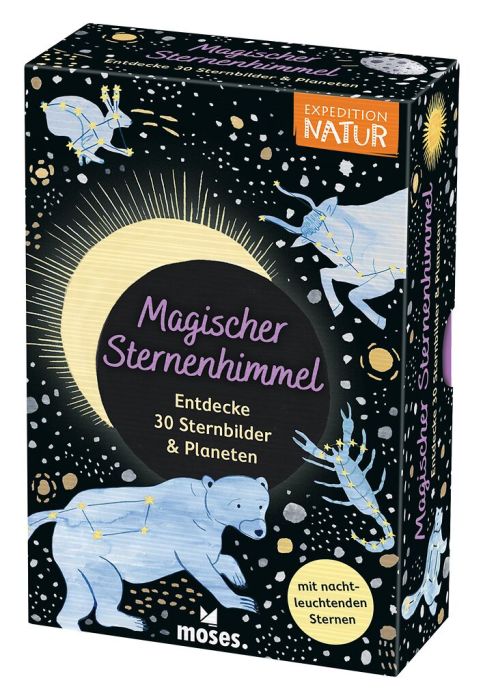 Moses 50 Karten / Pocket Quiz Moses Verlag Expedition Natur Magischer Sternenhimmel