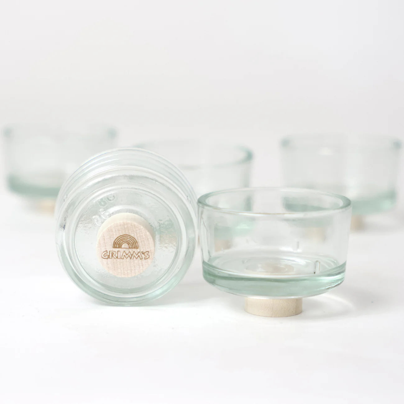 Geburtstagskranz GRIMM'S Spiel und Holz Design Teelichthalter Glas, 5 Stck.