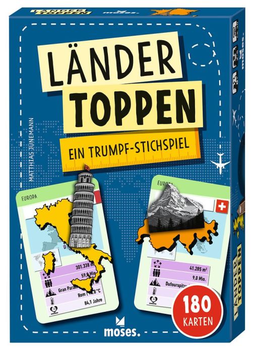 Länder Toppen - Ein Trumpf-Stichspiel