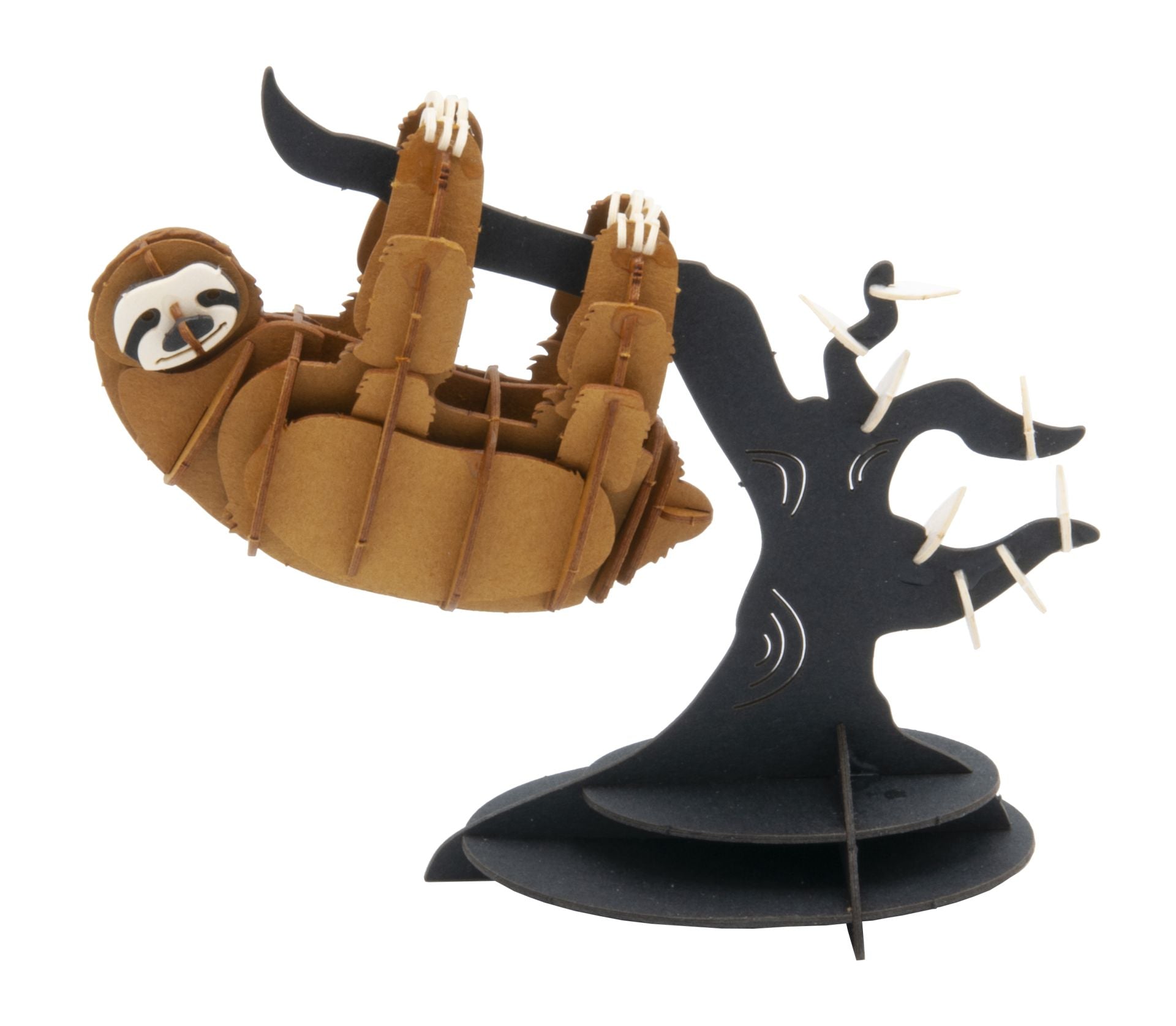 3D-Modell, Faultier, gelasert