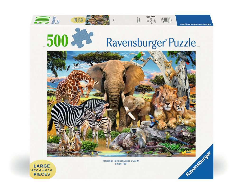 Spiel Ravensburger Puzzle mit großen Teilen ⎮ Wilde Tierbabys