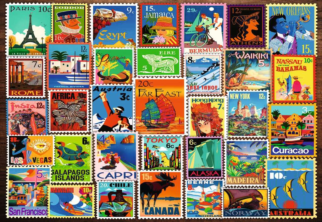 Feel Well & puzzle ⎮ Briefmarken