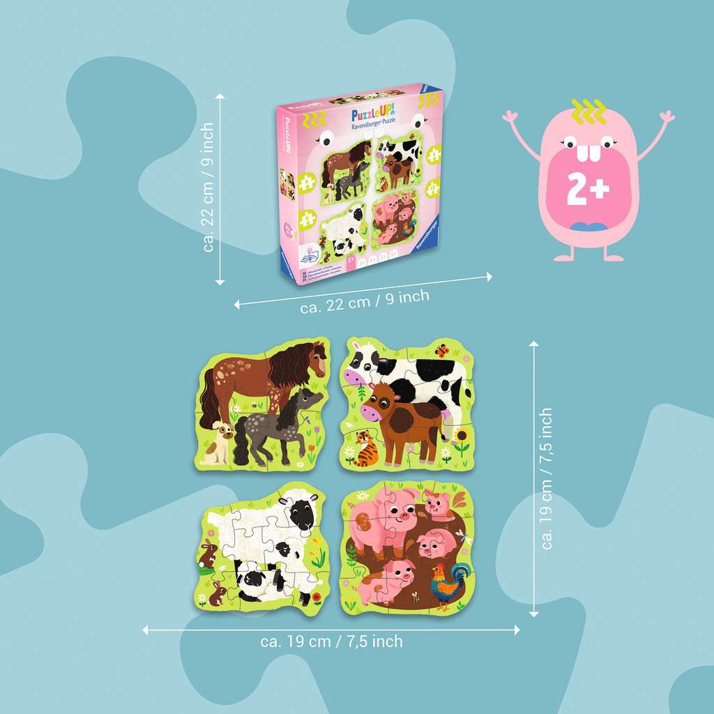 PuzzleUp! ⎮ Bauernhoftiere