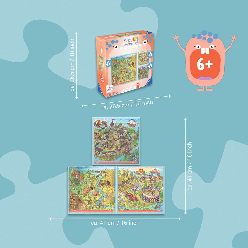 PuzzleUp! ⎮ Geschichte - Steinzeit, Altes Rom, Mitte