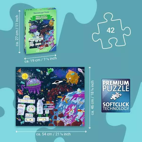 Kinderpuzzle 42 Teile - Mein Puzzle-Abenteuer: Phobos