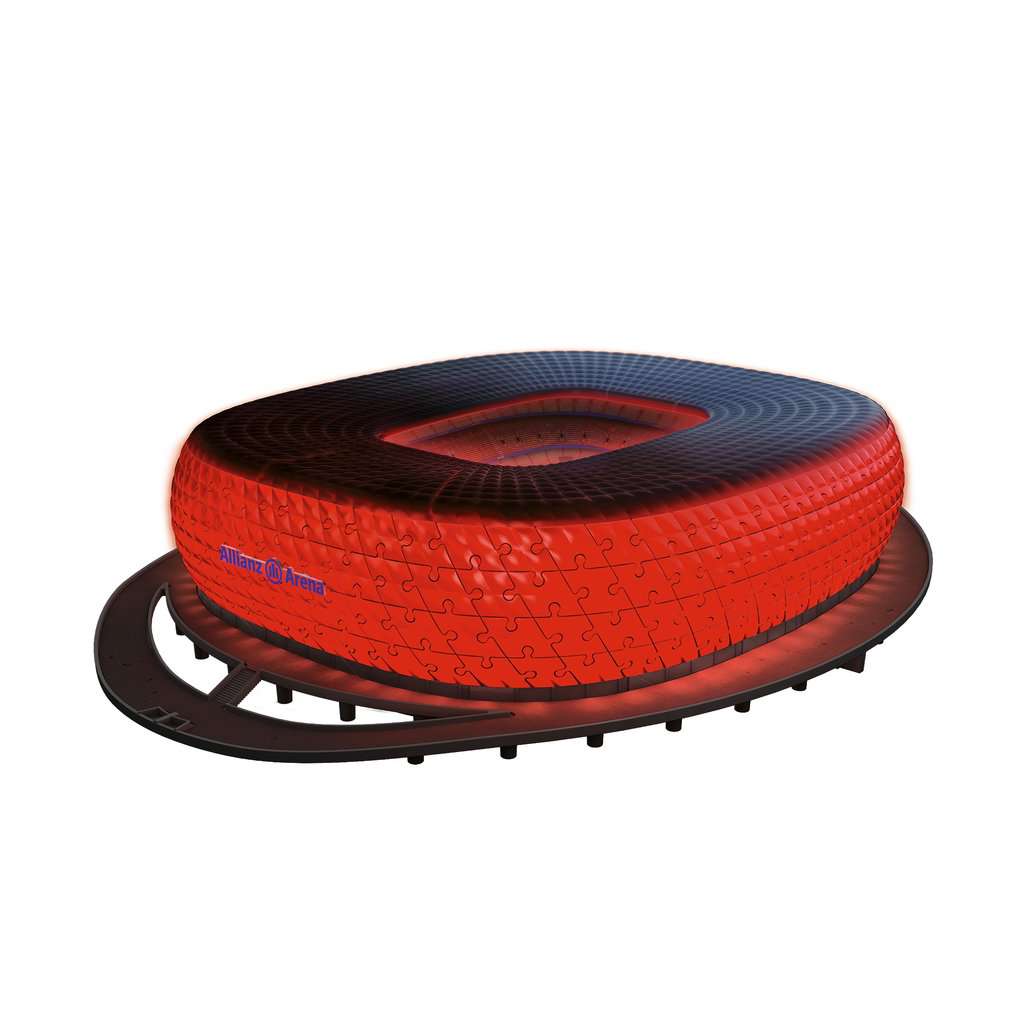 Spiel Ravensburger Iconics: Allianz Arena - mit Licht ⎮ 3D Puzzle