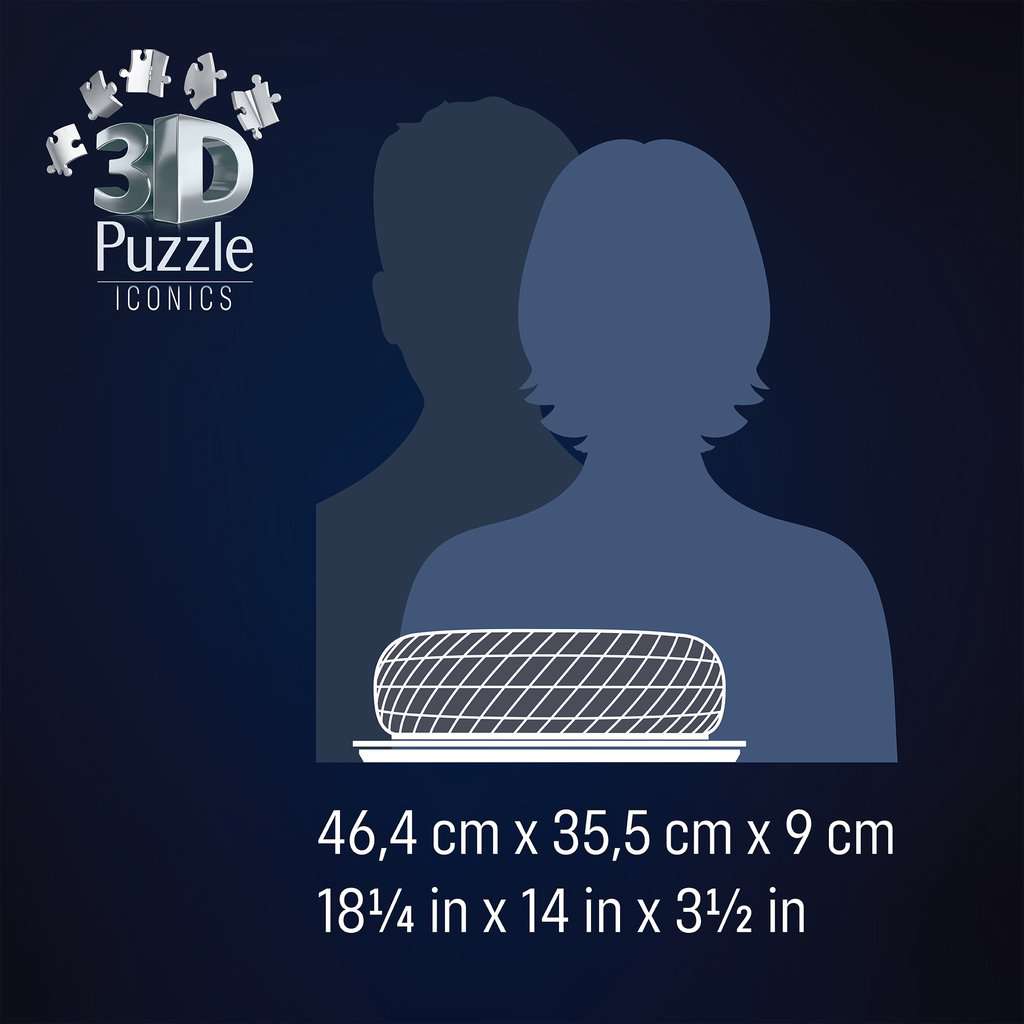 Spiel Ravensburger Iconics: Allianz Arena - mit Licht ⎮ 3D Puzzle