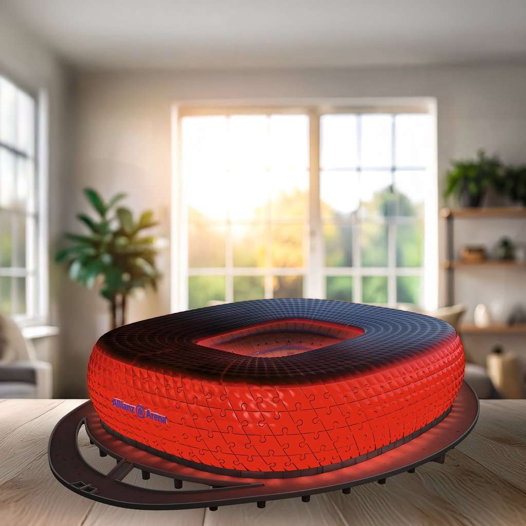 Spiel Ravensburger Iconics: Allianz Arena - mit Licht ⎮ 3D Puzzle