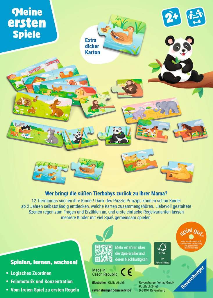 Spiel Ravensburger Tiere und ihre Kinder