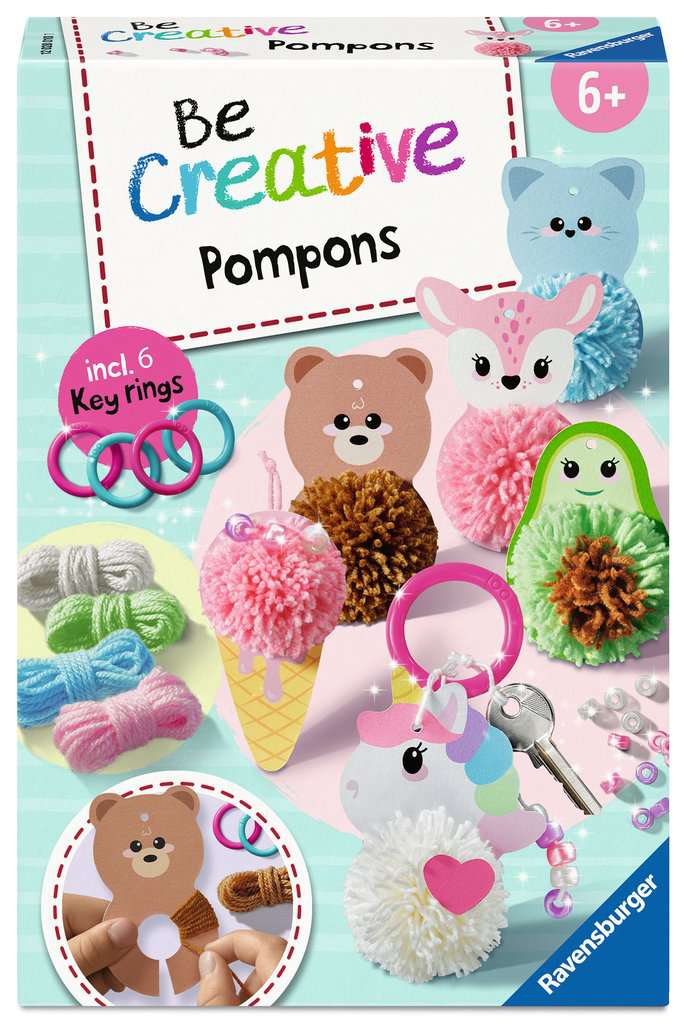 Basteln Ravensburger BeCreative: Pompons Kawaii