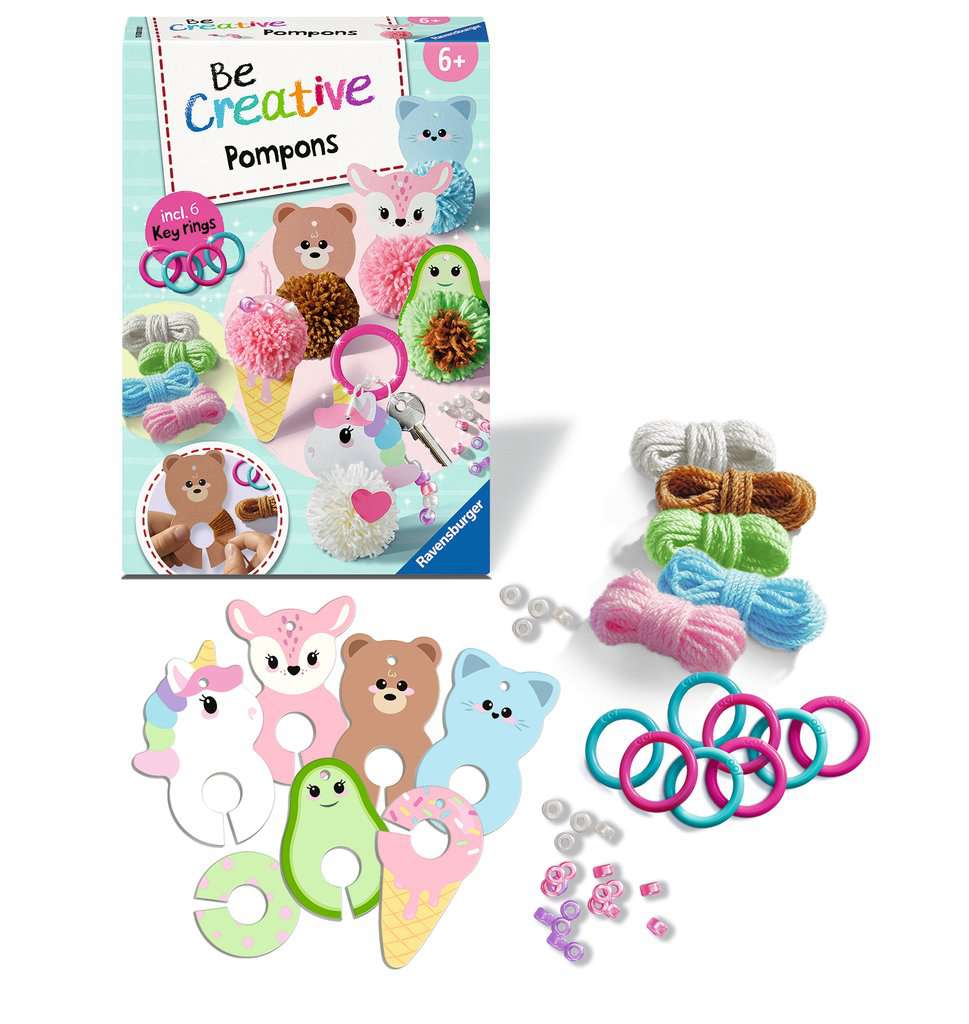 Basteln Ravensburger BeCreative: Pompons Kawaii