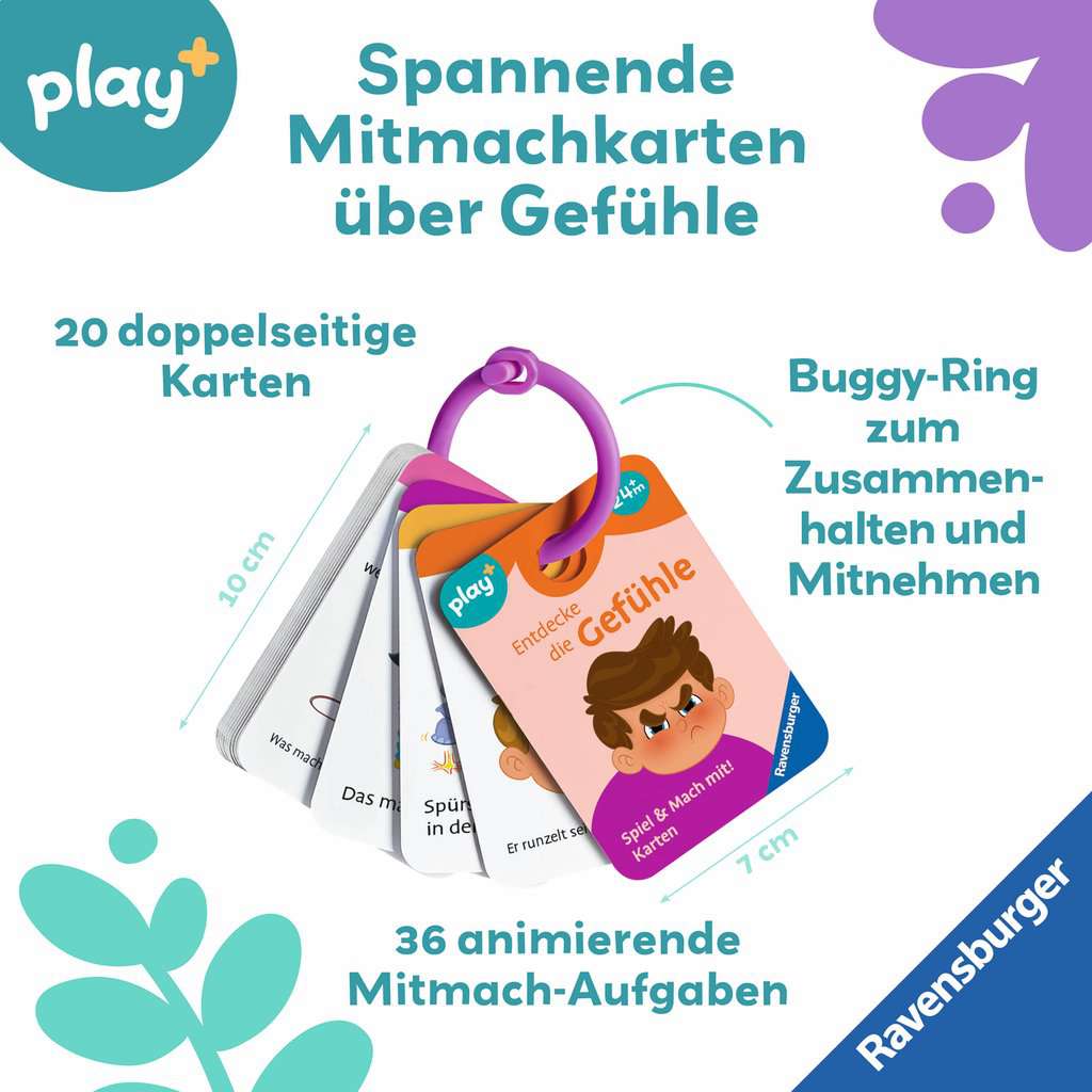 Bilderbuch Ravensburger Spiel & Mach mit! Karten: Entdecke die Gefühle