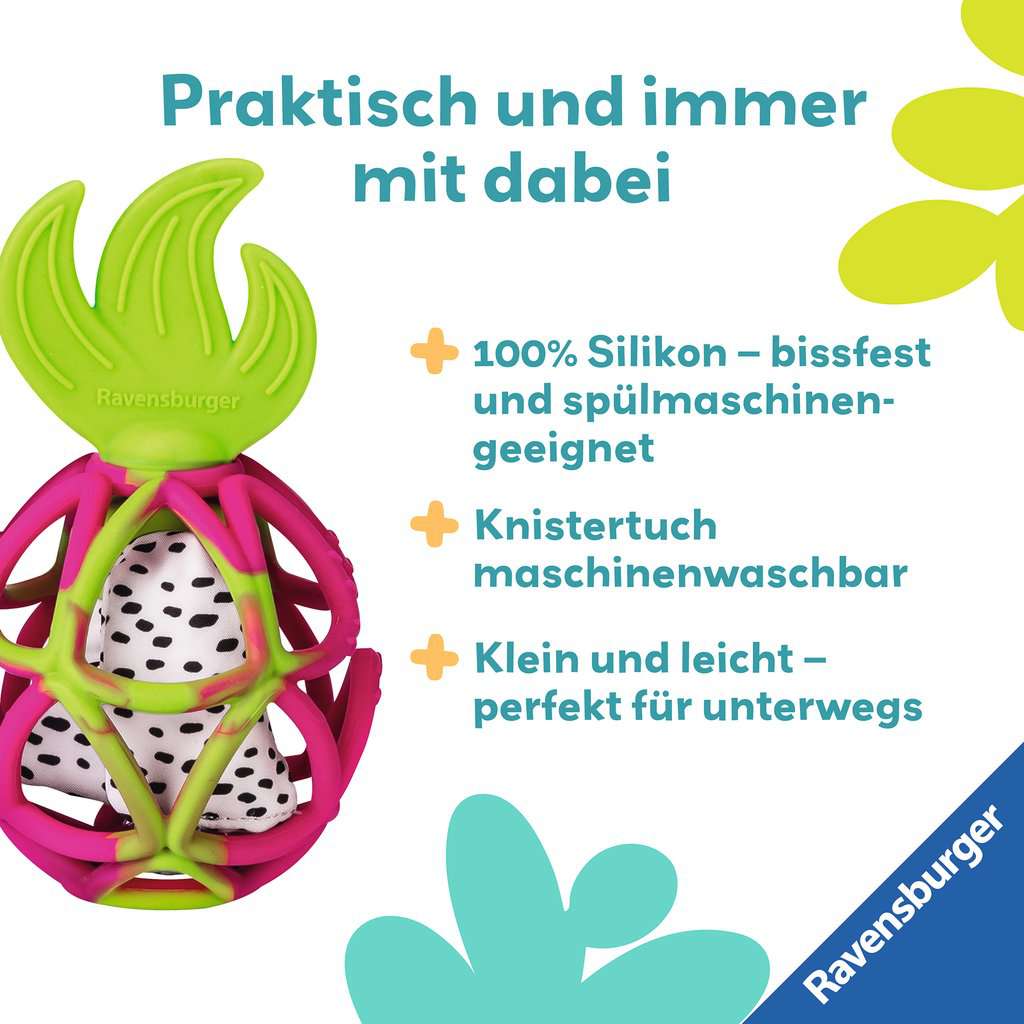 Babyspielwaren Ravensburger play+ ⎮ Sensorik-Greifling: Drachenfrucht