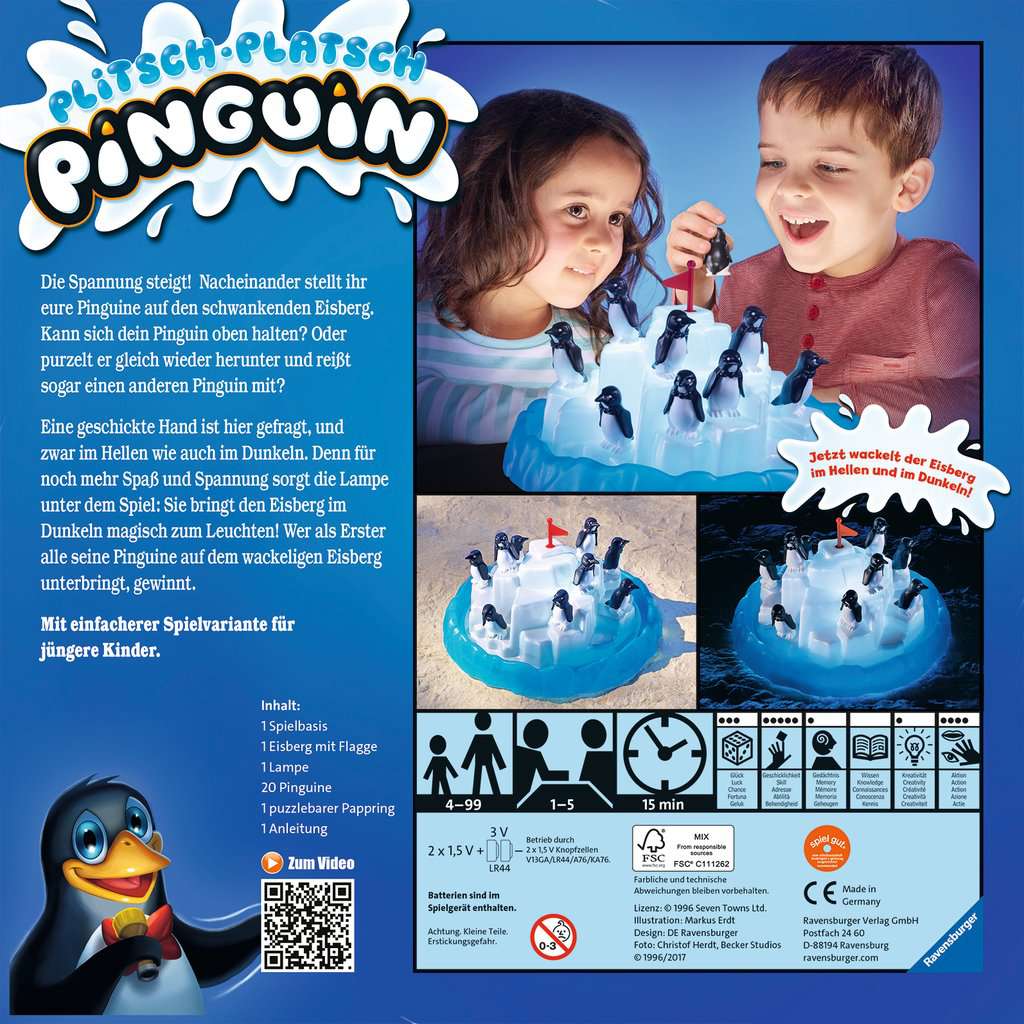 Spiel Ravensburger Plitsch-Platsch Pinguin