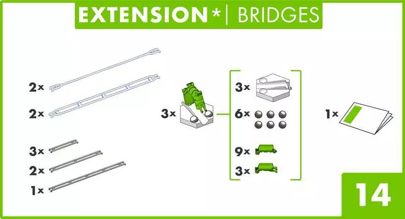 GraviTrax ⎮ Extension Bridges