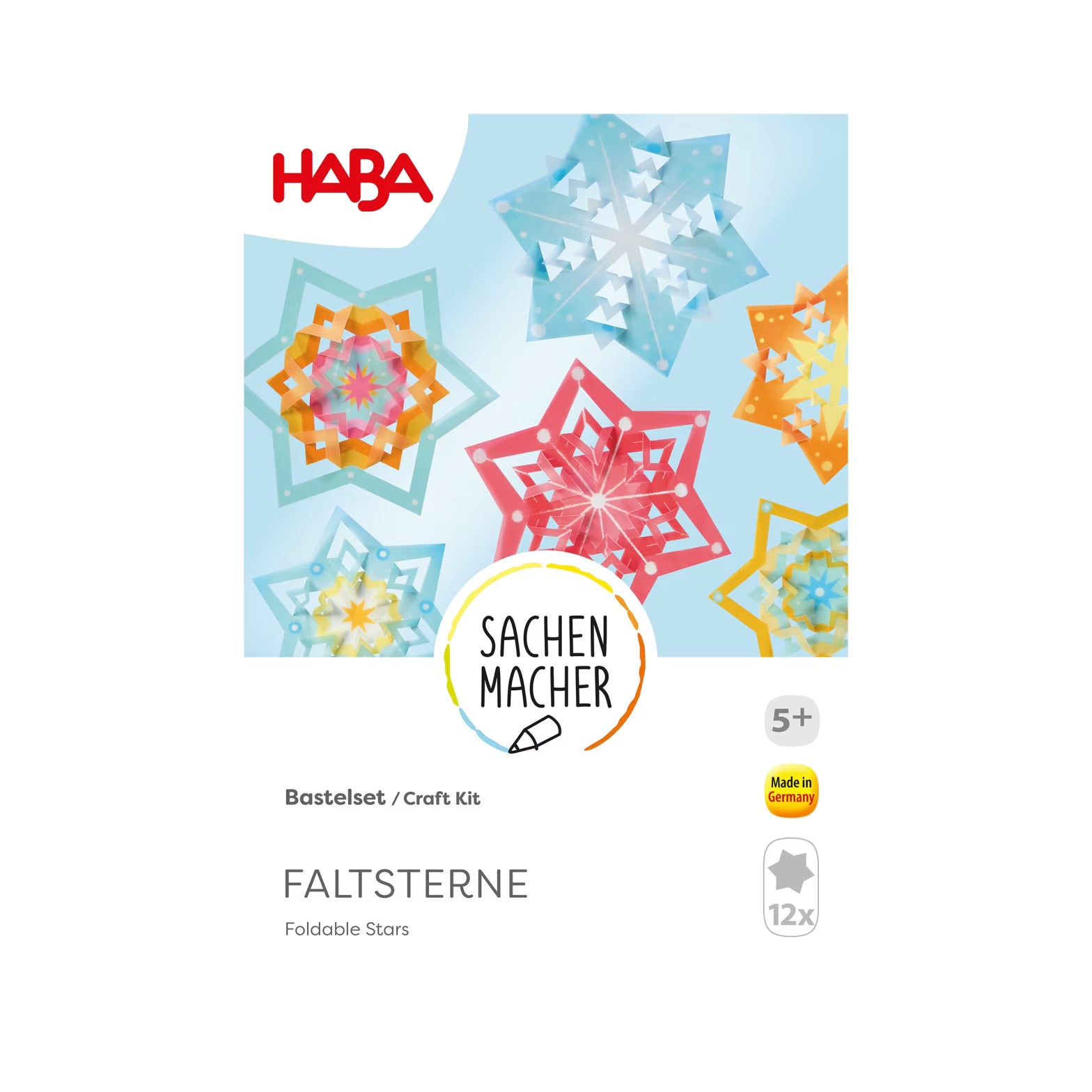 Basteln HABA Sachenmacher - Bastelset - Faltsterne