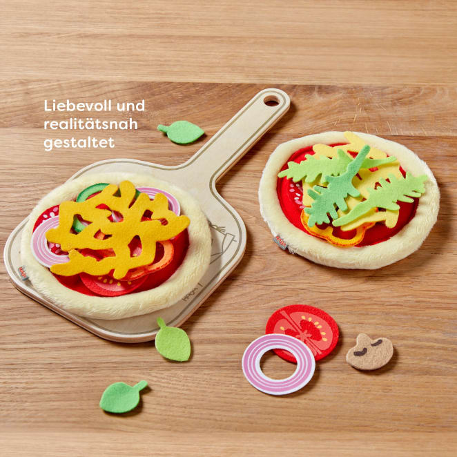 Puppen HABA Creative Play – Pizza-Set mit Brettchen