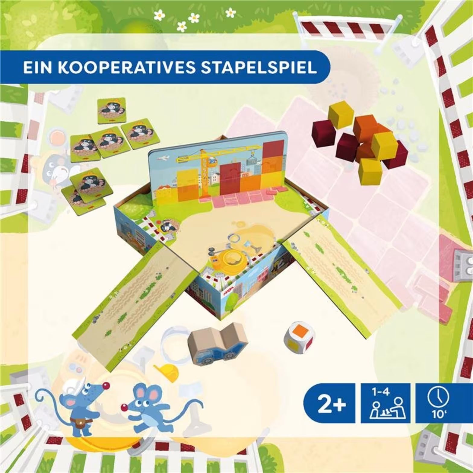 Gesellschaftsspiel HABA Meine ersten Spiele – Stein auf Stein