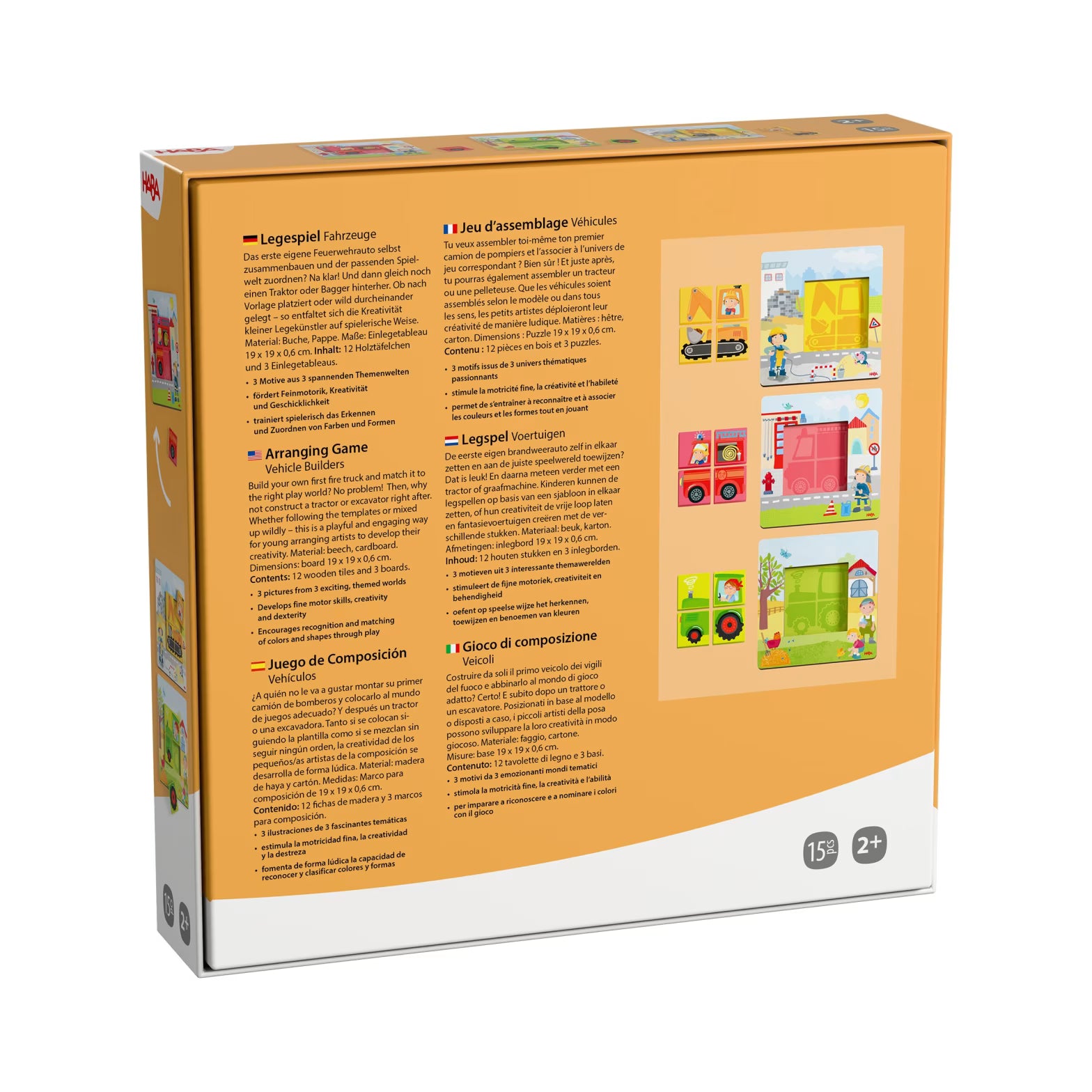 Legespiel Fahrzeuge