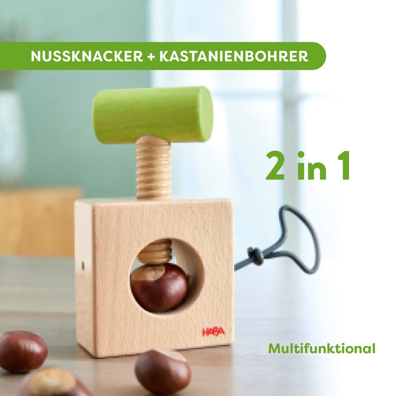 Abenteuer HABA Kastanienbohrer & Nussknacker 2-in-1