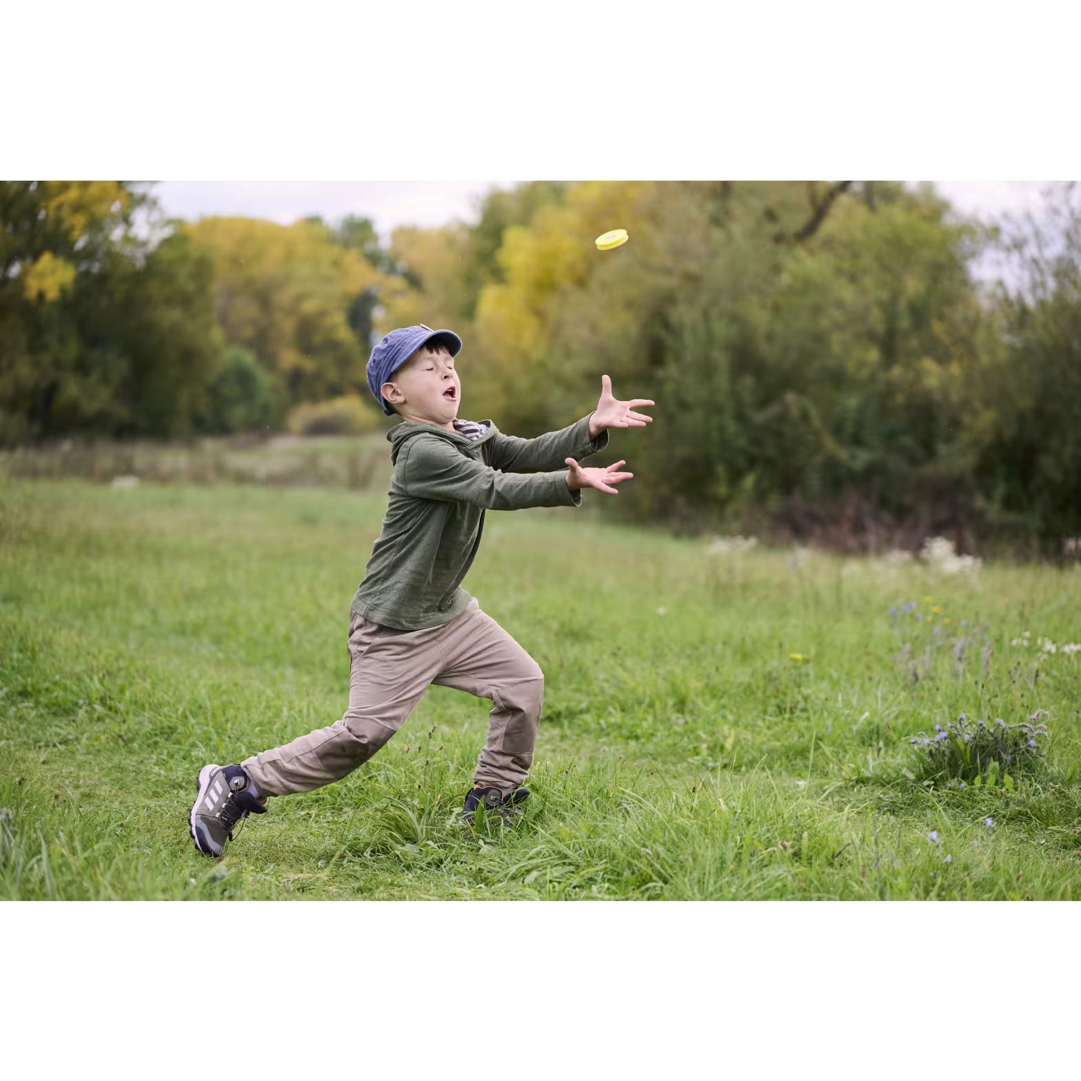 Abenteuer HABA Terra Kids | Adventure to go No. 11 | Catch me! blau. Pocket-Frisbee