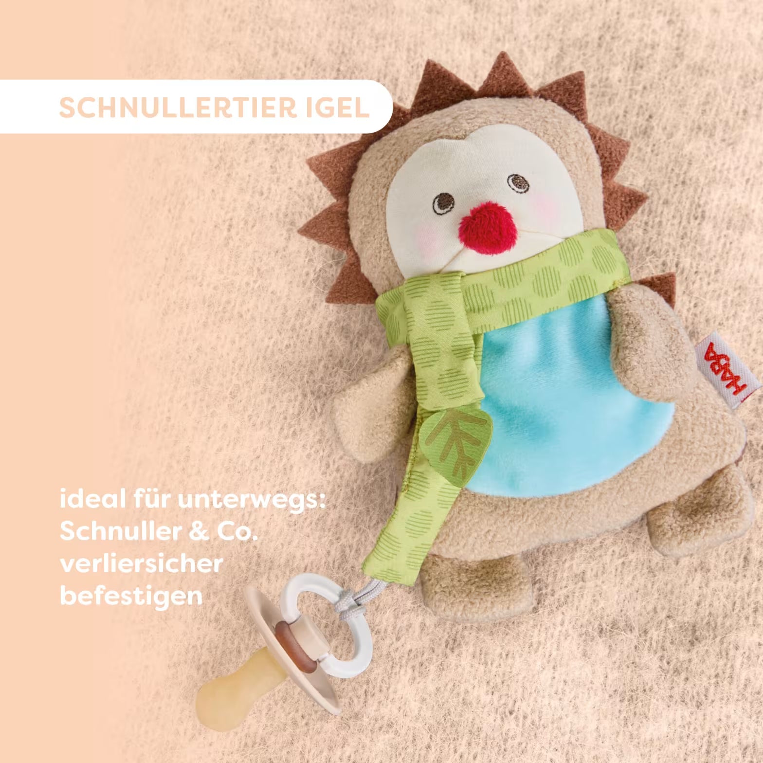Schnullertier Igel