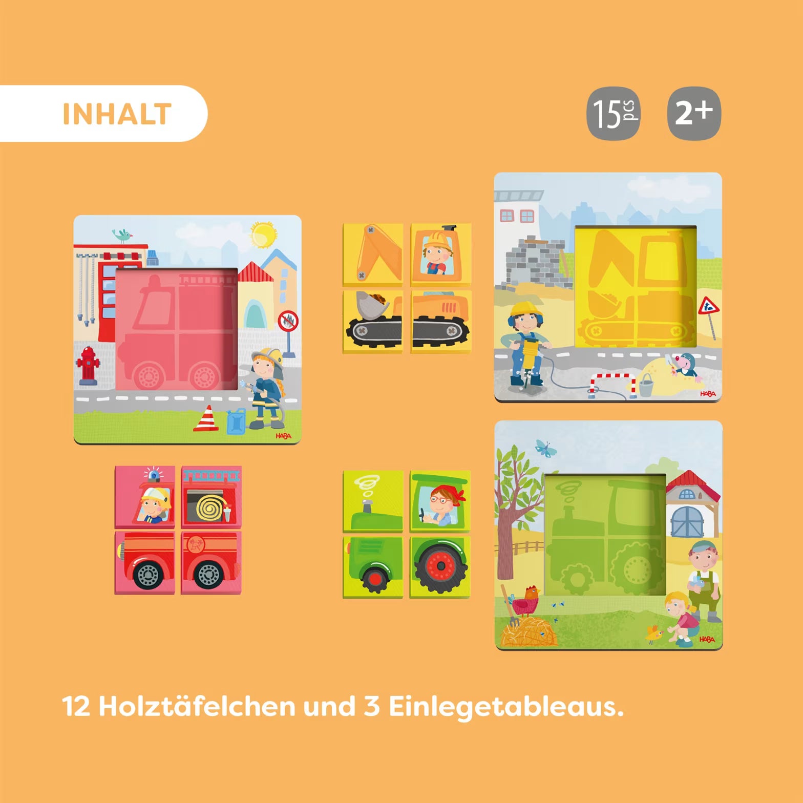 Legespiel Fahrzeuge