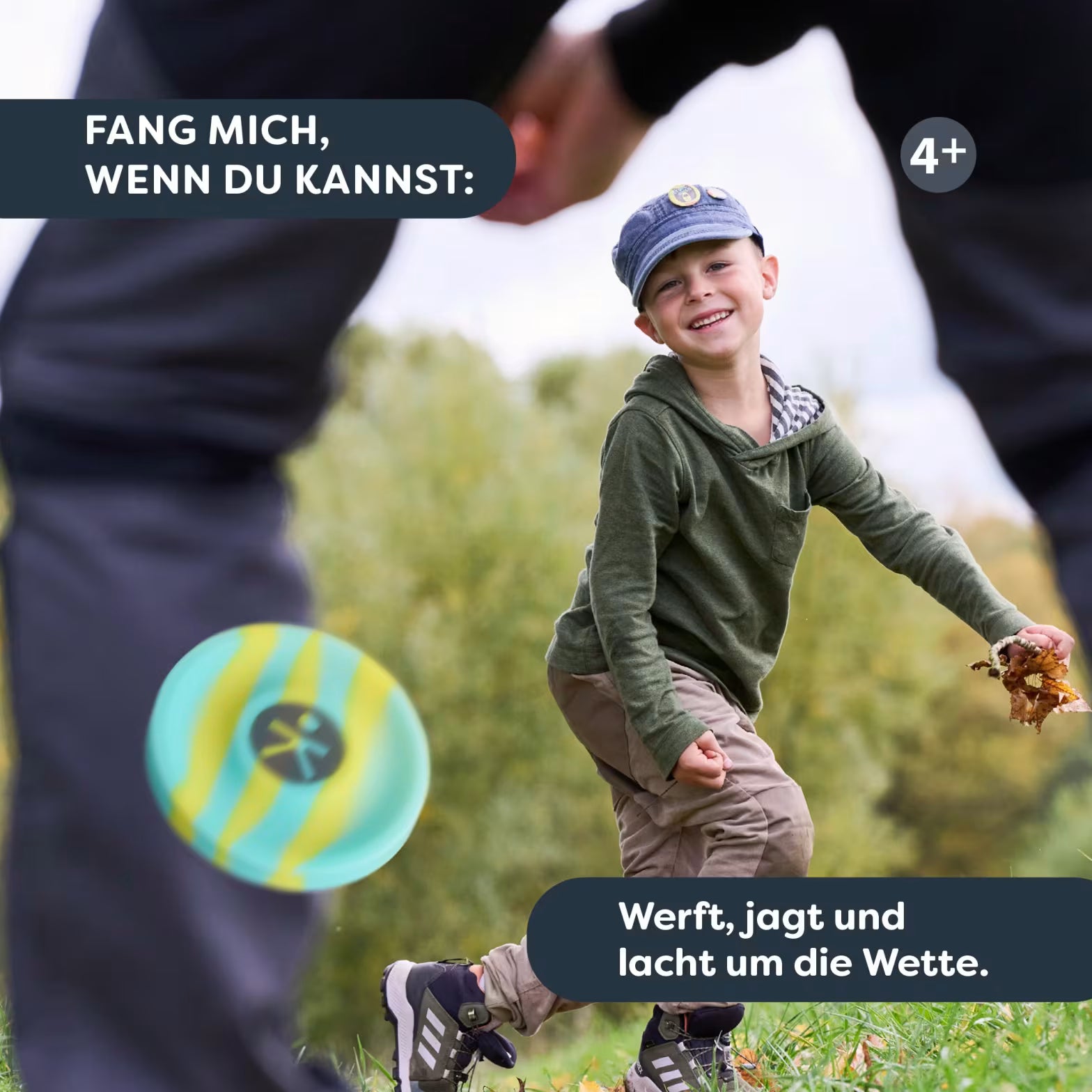 Abenteuer HABA Terra Kids | Adventure to go No. 11 | Catch me! blau. Pocket-Frisbee