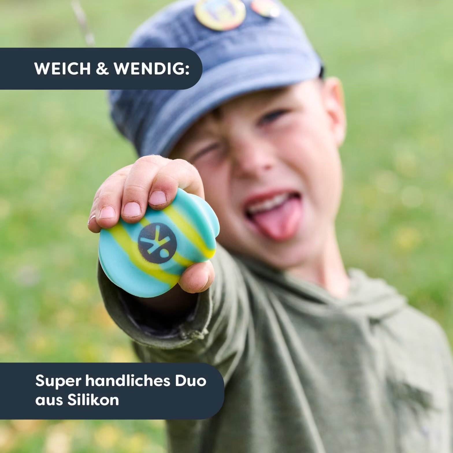 Abenteuer HABA Terra Kids | Adventure to go No. 11 | Catch me! blau. Pocket-Frisbee