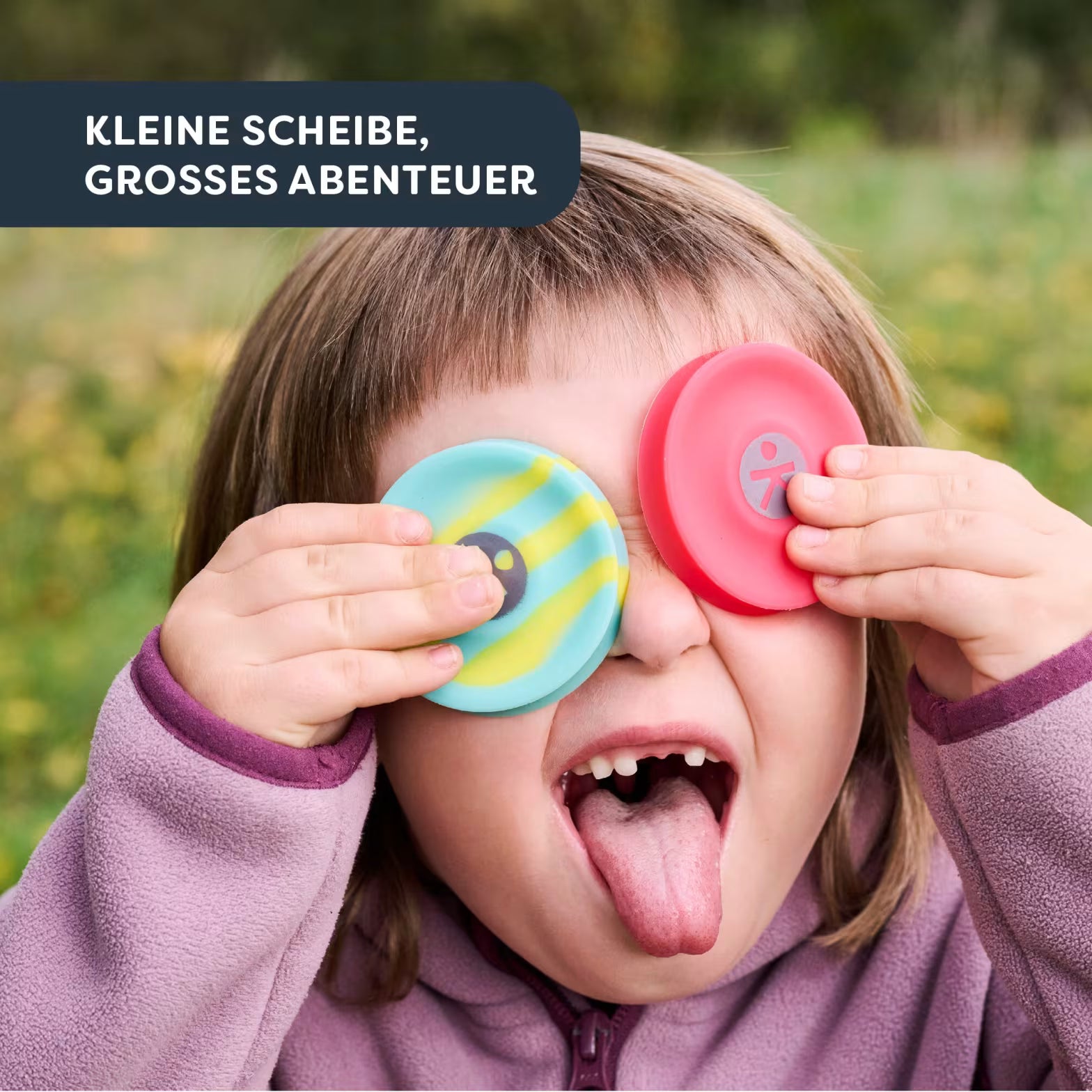 Abenteuer HABA Terra Kids | Adventure to go No. 11 | Catch me! blau. Pocket-Frisbee