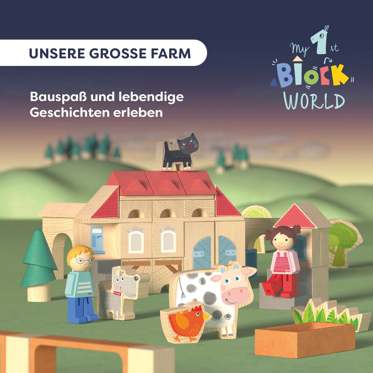 Bausteinwelt, My 1st Block World – Unsere große Farm, ab 1 Jahr