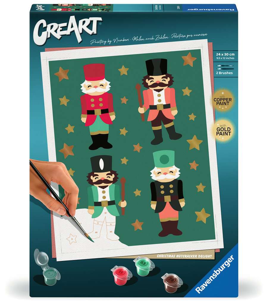 Malen Ravensburger CREART: Christmas Nutcracker Delight