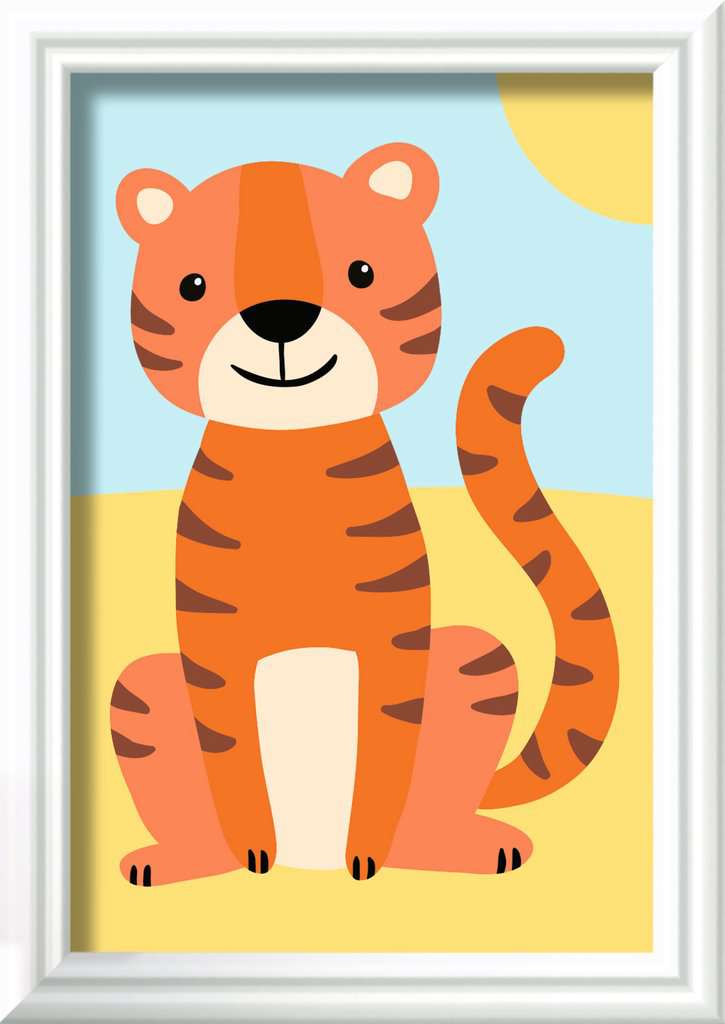 Malen Ravensburger CREART: Kleiner Tiger
