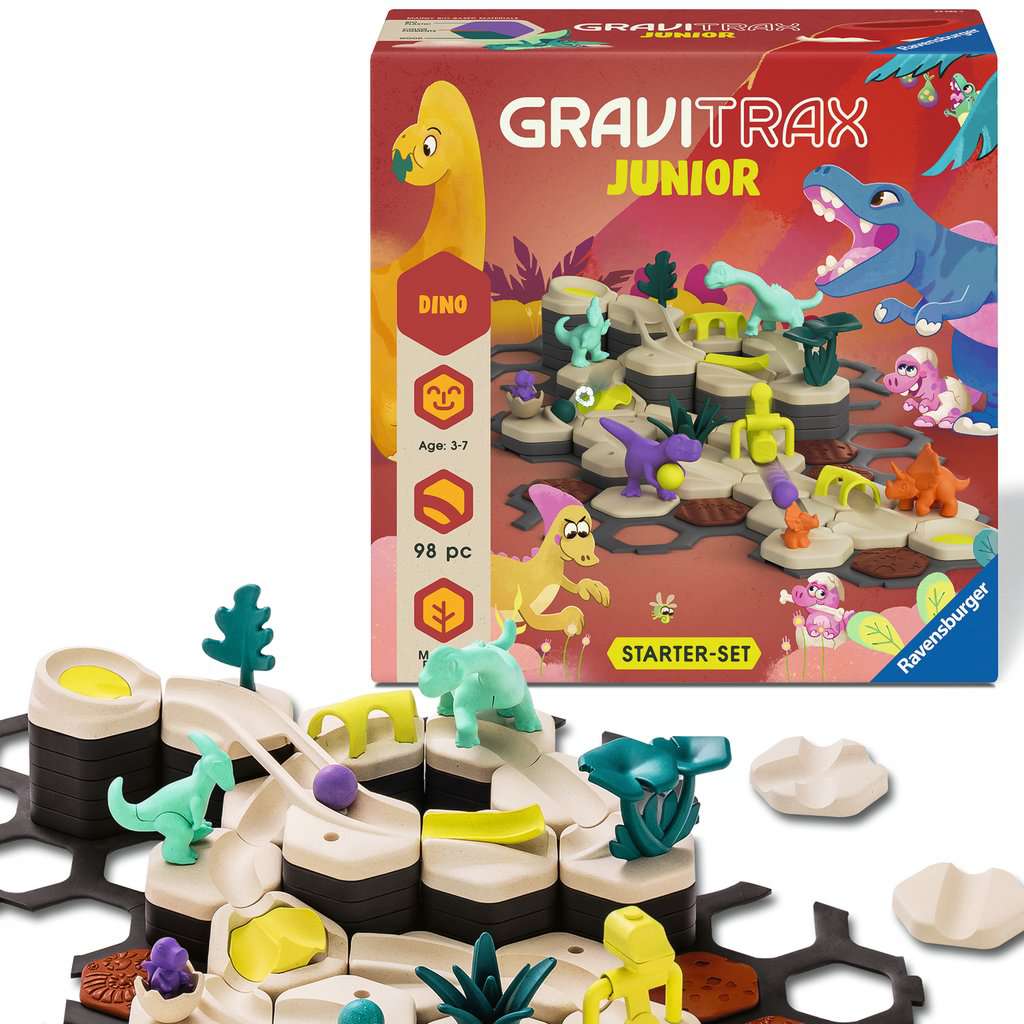 Spiel Ravensburger GraviTrax Junior ⎮ Starter-Set L Dino