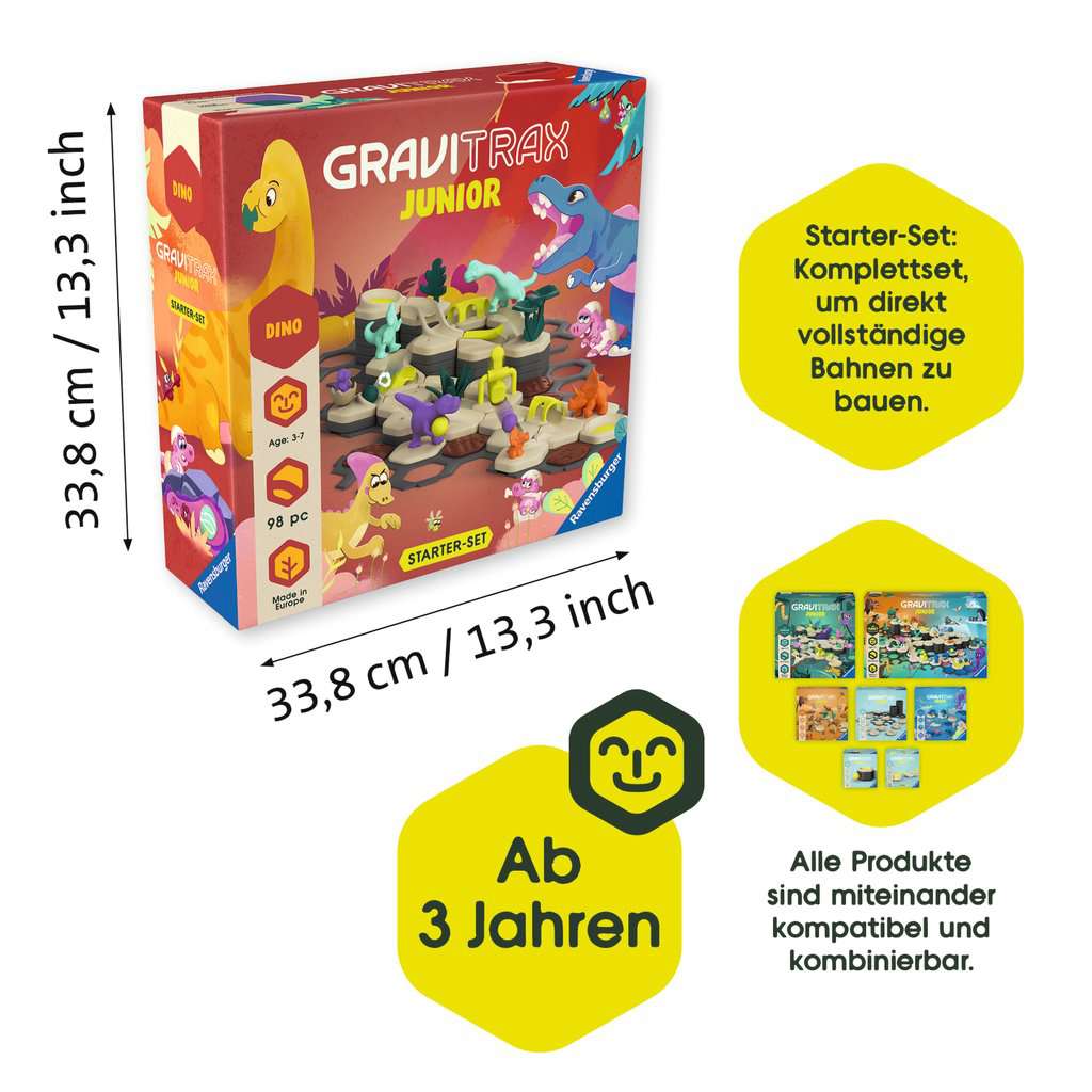 Spiel Ravensburger GraviTrax Junior ⎮ Starter-Set L Dino