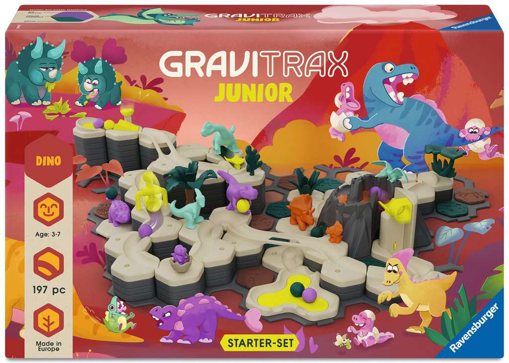 Spiel Ravensburger GraviTrax Junior ⎮ Starter-Set XXL Dino
