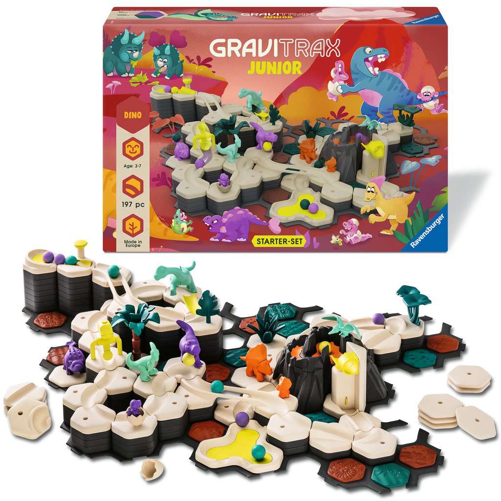 Spiel Ravensburger GraviTrax Junior ⎮ Starter-Set XXL Dino