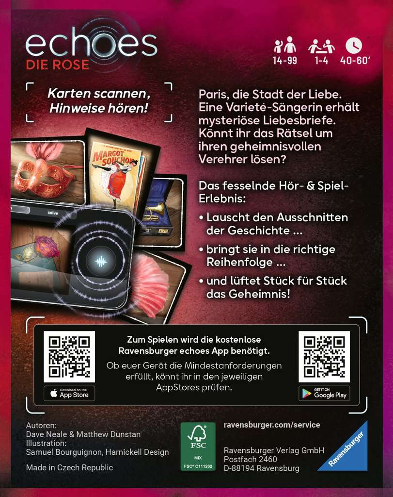 Spiel Ravensburger echoes Die Rose