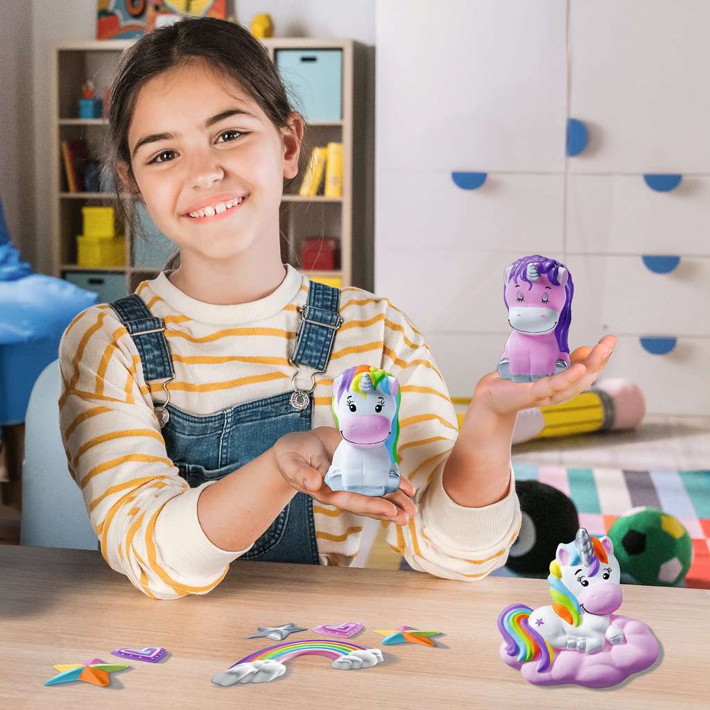 Malen Ravensburger BeCreative: Bastelset DIY Gipsfiguren gießen Einhorn