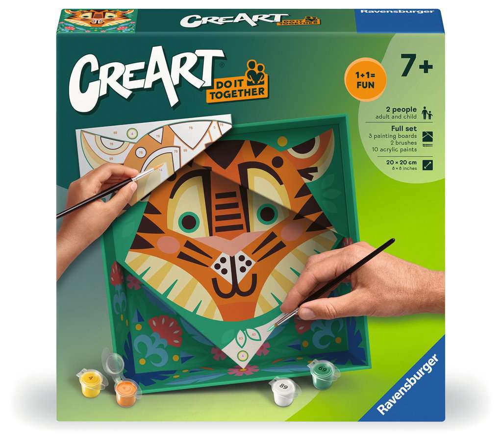 Malen Ravensburger CREART: Do it together / Tiger